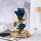 バラ 造花 美女と野獣ローズ 薔薇 LEDライト フラワー 誕生日プレゼント 銅メッキベース 枯れない花 プロポーズ 結婚記念日 母の日 ギ