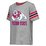 Toddlers NCAA Fresno State Bulldogs半袖Tシャツ(ヘザーグレー)