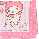 丸眞 マイメロディ 「ピーチストライプ」 3065000800 大判ハンカチーフ