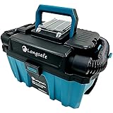 マキタ makita 充電式 互換 集塵機 乾湿両用 集じん機 業務用 粉塵用 ブロワー ホース 小型 吸い込み 大容量 10L クリーナー コードレス 電動 18V バッテリー 対応 ※本体のみ バッテリー 充電器 別売り (SYU01-BL)