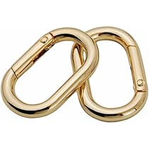 Amazon.co.jp: LMAPUR 2個セット 長円形カラビナ/楕円カラビナ