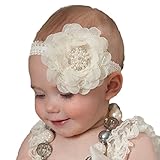 Domybest　ベビー ヘアバンド フラワー　キッズ 子供 カチューシャ 髪飾り ヘアアクセサリー　シフォン 女の子 新生児 赤ちゃん 出産祝い 内祝い お宮参り 誕生日 100日記念 こどもの日 