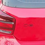 bibitimeビニール車ドアウィンドウPVCステッカーノートパソコンカバー冷蔵庫デカール子供ベビーキッズ部屋保育園壁の装飾 Small (Refer) ブラック 3397