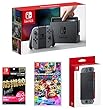 【Amazon.co.jp限定】【液晶保護フィルム防指紋付き (任天堂ライセンス商品)】Nintendo Switch Joy-Con (L)/ (R)グレー+マリオカート8 デラックス+スタイリッシュカバー+オリジナルポストカード (10種セット)