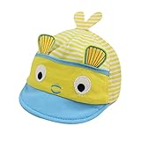 （サクララ）Sakulala ベビー 赤ちゃん　新生児 帽子 キャップ 子ども 日差し UV コットン 綿 鮮やか 春 夏 秋 ユニセックス 男の子 女の子 お出かけ 紫外線対策