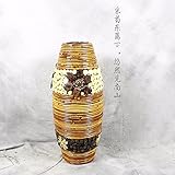 BAGEHUA インドネシア籐花瓶アップリケクラフト籐の花瓶花瓶花瓶の 4 つのリビングルームが 4 階の色彩で装飾されているサイズ 100 cm 高 B