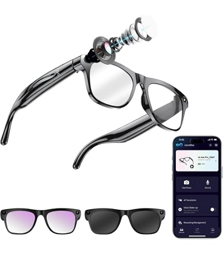 Amazon | Joautrialスマートグラス [2026最新] スマートAIグラス