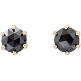 ［Barzaz(バルザス)］ ピアス 18金 ブラックダイヤモンド K18 イエローゴールド 18K ブラック 黒 一粒 両耳