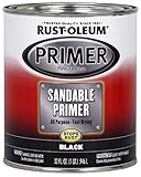 Rust-Oleum Automotive 254862 32-Ounce Black Sandable Primer Quart, Black [並行輸入品]