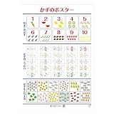 [ハッピークローバー] お風呂で幼児教室 かずのポスター B2サイズ 日本製 安心安全 お風呂 ポスター 防水 ko-002 対象年齢:3歳以上