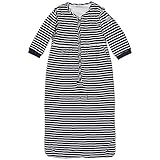 JoJo Maman Bebe Travel Sleeping Bag, Navy Ecru Stripe