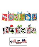 Taf Toys Kooky Clip-on Pram Book for Baby Stroller, Pram, Carriage and Crib Entertainment and Develo