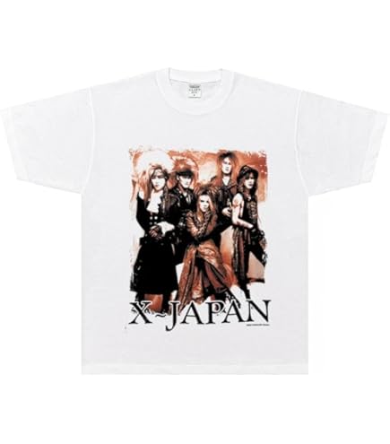 Amazon.co.jp: X JAPAN ロングTシャツ 5人 エックス ジャパン M