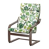 【IKEA/イケア】POÄNG アームチェア, ブラウン, スィッマルプ グリーン