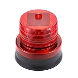 Lixada アウトドア ポータブル ソーラーライト 敏感なストロボフラッシュの警告 車載用 磁気マウント LED注意ランプ