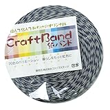 紺屋商事 76 /1 クラフトバンド(紙バンド) M グレーパンジ 10m RAP00000761