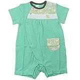 《H28年夏物》(日本製) Pample Mousse(パンプルムース) スラブ天竺切替カバーオール 70cm/GR NO.DP-62506