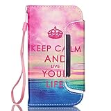 UNEXTATI Galaxy S4 ケース 手帳型ケース 2 in 1 高級PUレザー 耐衝撃 全面保護 Samsung Galaxy S4ケース カバー Case (ピンク, P1)