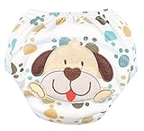 2おむつパンツコットン防水ウォッシュパンツ犬のセット