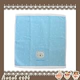 536393/Anano café/アップリケハンドタオル(BL)/モンスイユ/アナノカフェ/キッズ/ベビー/洗面所/手拭き/お出掛け/ギフト/プレゼント