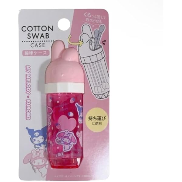 マイメロディ　ワンタッチ綿棒ケース　サンリオ　置物 マイメロディ ワンタッチ綿棒ケース サンリオ 置物 マイメロディ