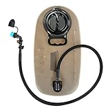 walmeckアウトドアポータブルバイク水分補給ポーチ水バッグスポーツHydration Bladder FDA承認チューブInsulated大きな開口部のキャンプハイキング登山 2.5L