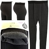 (犬印)INUJIRUSHI ウエストらくらく裏起毛レギンス 10分丈(GY-グレー、M-L)