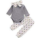 YideaHomeキッズ　上下セット　長袖　ハート柄　可愛い　ガールズ　ベビー服　子供服　出産祝い　春秋　パジャマ 普段着