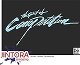 JINTORA ステッカー/カーステッカー - the spirit of competition - 競争の精神 - 210x96 mm - JDM/Die cut - 車/ウィンドウ/ラップトップ