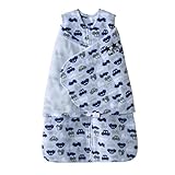 Halo Sleepsack Micro-fleece Swaddle, Blue Car, Small by Halo