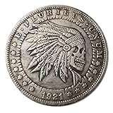 記念コイン 記念硬貨 モルガン ダラー スカル ゾンビ スケルトン 創作コイン ホーボー キーホルダー ペンダント プレスコピー コイン