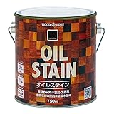 ニッペ WOOD LOVE オイルステイン Sエボニーブラック 750ML