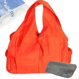 ［キロフライ］kiloflyベビーおむつバッグ（ネオンオレンジ）+オムツ替えパッドバリューコンボ