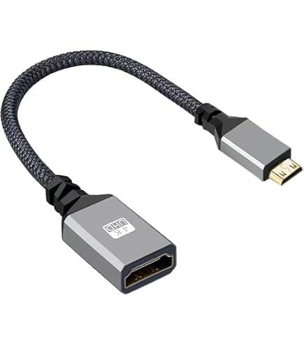 Amazon | mini ミニ HDMI オス to HDMI メス 変換 アダプタ | R.J.