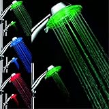 マジックシャワーヘッド　7色の変更　 RGB 2設定　ロマンチックなLED　ネオンシャワーヘッド　ハンドヘルド　家　ホテル　バスルームに適応