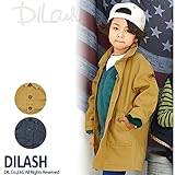 (ディラッシュ) DILASHステンカラーロングコート/秋 ベビー キッズ 男の子 130 ネイビー