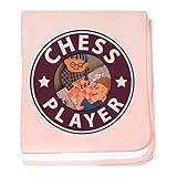 CafePress – チェス – スーパーソフトベビー毛布、新生児おくるみ ピンク 05636401266832E