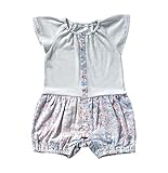 ナオミイトウ NAOMI ITO 女の子ショートオール ライトブルー 70cm 79943