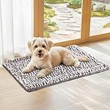 Pawtasy ペット用ホットカーペット電気不用 猫 マット 体温で蓄熱 犬 あったかマット 寒さ対策 猫 犬用 毛布 ヒーター 両面使用 ペットマット 冬グッズ （M：70x47cm）