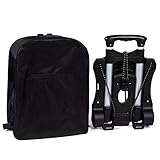 オートヴィヴィッド　折りたたみハンドルキャリー　アルミ製　軽量　省音キャスター　4段階伸縮可能　荷崩れベルト2本＆収納バッグ付き　シルバー