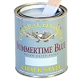 General Finishes MSBQ Chalk Paint, 1 quart, Summertime Blue [並行輸入品]