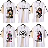 Sheruan For 仮面ライダー Tシャツ ディケイド 丸首 柔らかい 半袖 上着 エグゼイド Zi-O Ex-Aid 日常服 夏服 クルーネック インプレッションスタイル コスチューム 記念シャツ 周辺 イベント衣装 ハロウィン 誕生日 プレゼント 仮面ライダーシリーズグッズ (響鬼,3XL)