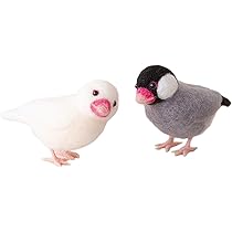 バンビちゃんと青い小鳥　羊毛フェルト　レトロアニマル 楽天市場】セキセイインコ 羊毛フェルトの通販