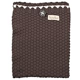 Koeka Valencia 1051/44-040650 Cot Blanket Anthracite by Koeka