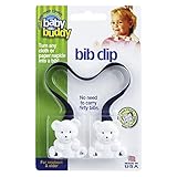 Baby Buddy ベビー バディ 白熊 マルチ　ビブ クリップ ダブル おしゃぶりホルダー ダブル ネイビー