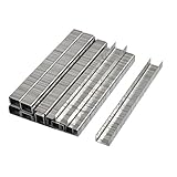 uxcell 空気圧式釘銃ステープル　シルバートーン　金属素材　1008J　1パック入り