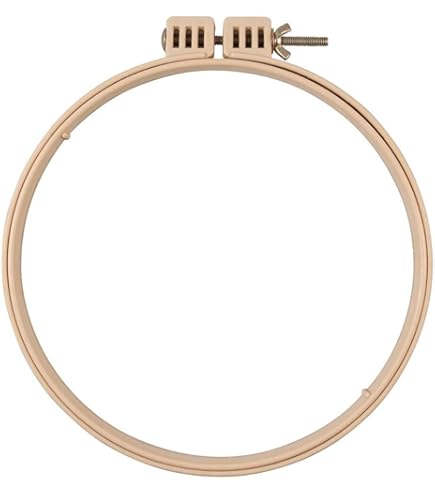 Nurge Wooden Embroidery Ring Cross Stitch Hoop 190mm x 8mm #4 Nurge Wooden Embroidery Ring Cross Stitch Hoop 190mm x 8mm #4