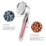 New 1 PC Handheld Water Saving Shower Head Bath Shower Nozzle Sprinkler Sprayer Filter Transparent H