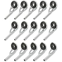 Amazon | トップガイド ロッドガイド ステンレス 釣り竿 穂先 修理 15