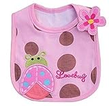 Reedoo 赤ちゃん コットン よだれかけ 防水　生地 綿 ベビー スタイ ビブ　保育園準備に お食事スタイ　動物柄　 かわいい　 ベビー用品　子供　男の子 女の子　タオル パイル　新生児　（テント